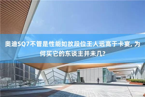 奥迪SQ7不管是性能如故段位王人远高于卡宴, 为何买它的东谈主并未几?