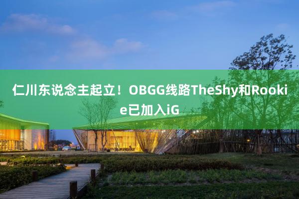 仁川东说念主起立！OBGG线路TheShy和Rookie已加入iG